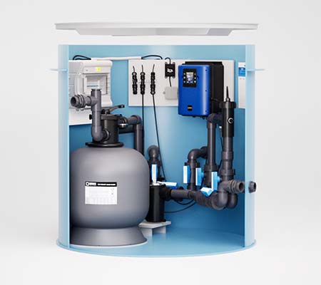 Albixon Technikschacht Basic plus für PP Pools