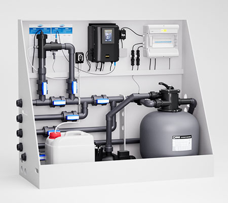 Albixon Technikwand Economic für PP Pools