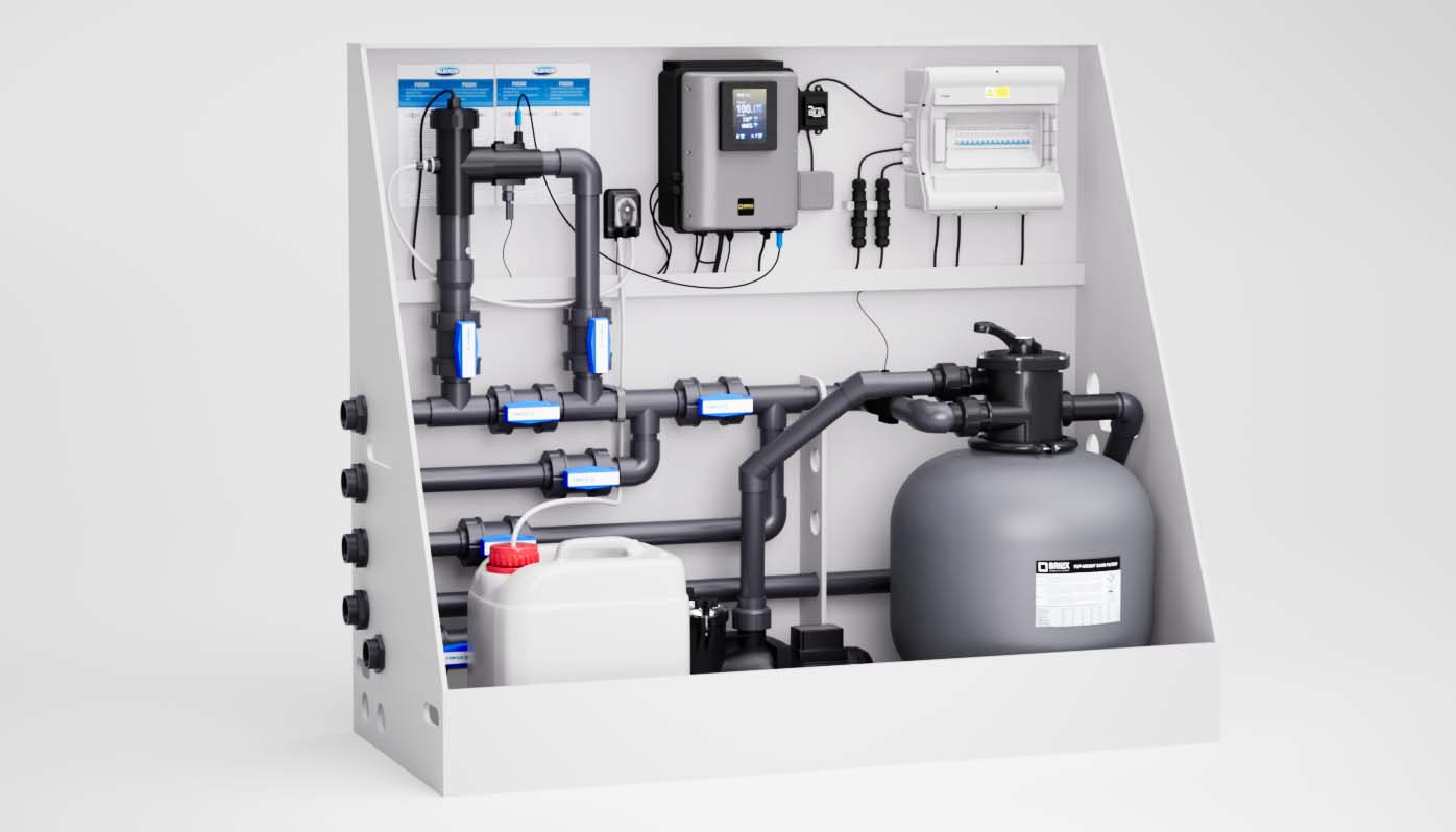 Albixon Technikwand Oxy für PP Pools