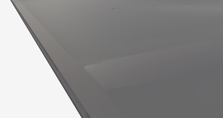 Liderpool Sicherheitsabdeckung mit längsseitigem Keder