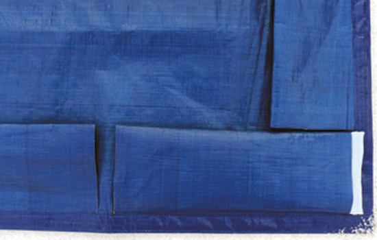 Winterabdeckung mit Absenkung