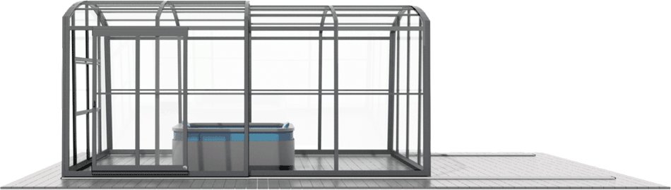 Poolüberdachung & SPA-Überdachung ALUNA ArtSPA II