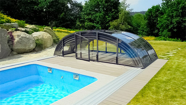 Schwimmbadüberdachung ALUNA Classic