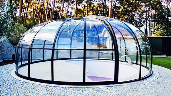 Runde SPA Überdachung ALUNA UFO