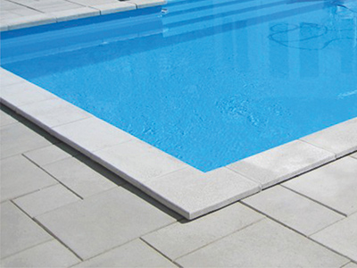 Scandi Roc Beckenrandsteine Athen, rustikal, Detailansicht