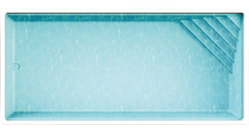 GFK Pool - Athen Polyfaser Schwimmbecken