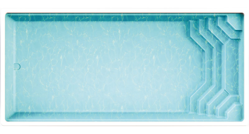 GFK Pool - Capri 80 Polyfaser Schwimmbecken