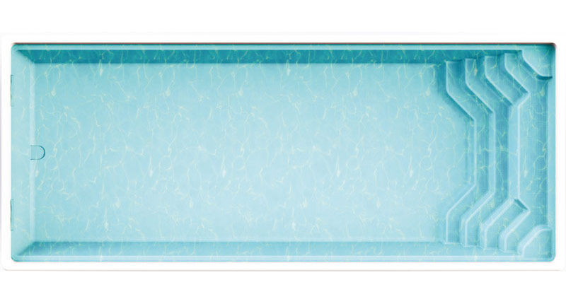 GFK Pool - Bali Polyfaser Schwimmbecken