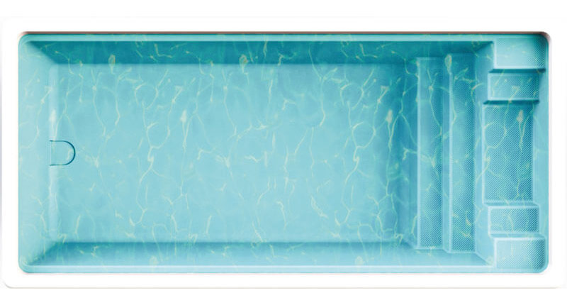 GFK Pool - Kuba Polyfaser Schwimmbecken