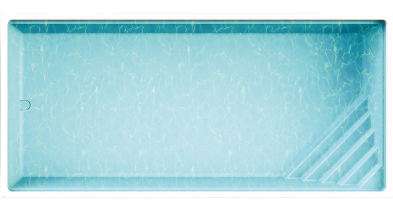 GFK Pool - Sylt Polyfaser Schwimmbecken