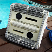 Dolphin X90 - Detailansicht Filterzugang