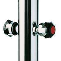 Schwimmbecken Dusche Standard V2A Detailansicht Mischbatterie