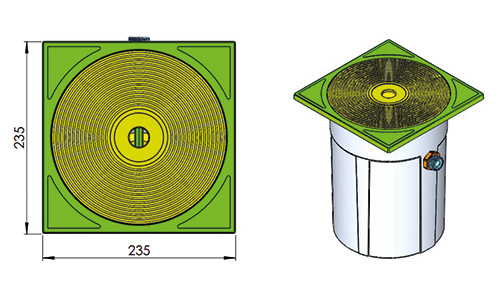 Technische Skizze Astralpool Wasserstandsregler Mechanisch