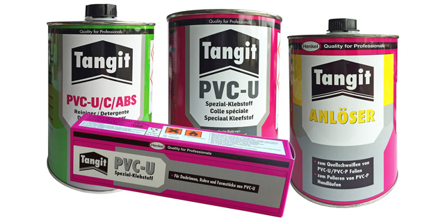 Kleber und Reiniger für PVC-Rohre und Fittinge