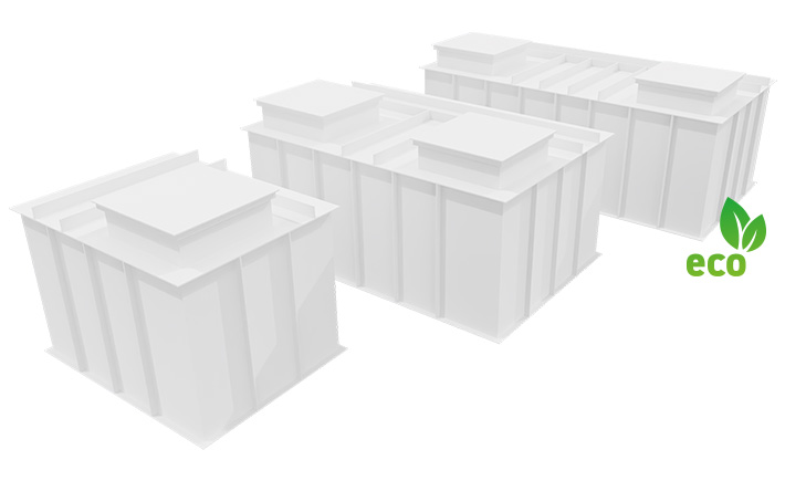 Technikschacht für Schwimmbecken