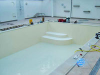 Schwimmbadfolie und Folienauskleidung