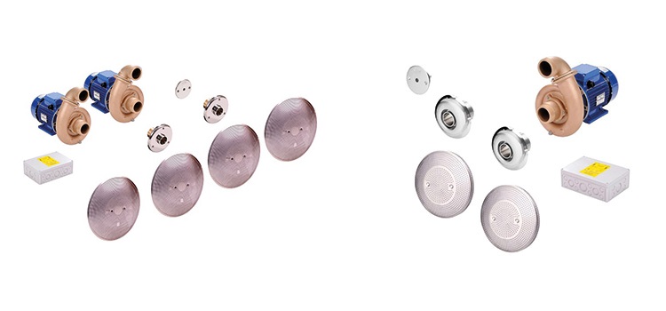 Lahme Attraktionen Gegenstromschwimmanlagen