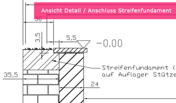 Planung-Detail-Streifenfundament