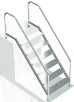 Detailansicht Handlauf und Stufen