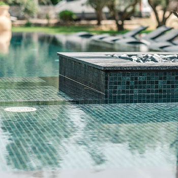 Glasmosaikfliesen für Pool