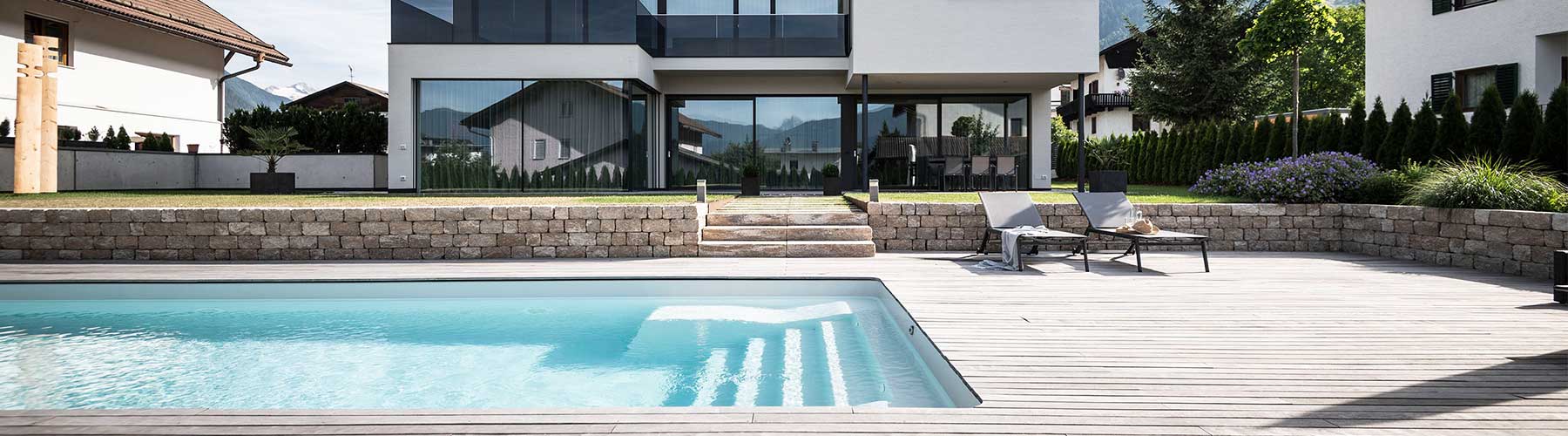 GFK Pool von Polyfaser