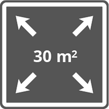 30m² Überdachungsfläche pro Modul