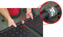 Verbindung der Plattenabsorber