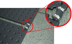 Verbindung der Plattenabsorber