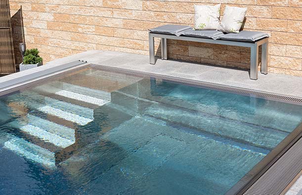 Edelstahlpool - Schwimmbecken aus Edelstahl