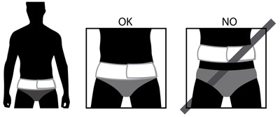 FREE SWIM XL Schwimmgurt - Gurteinstellung