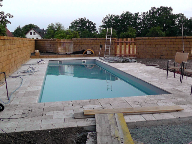 Schwimmbad Gartengestaltung