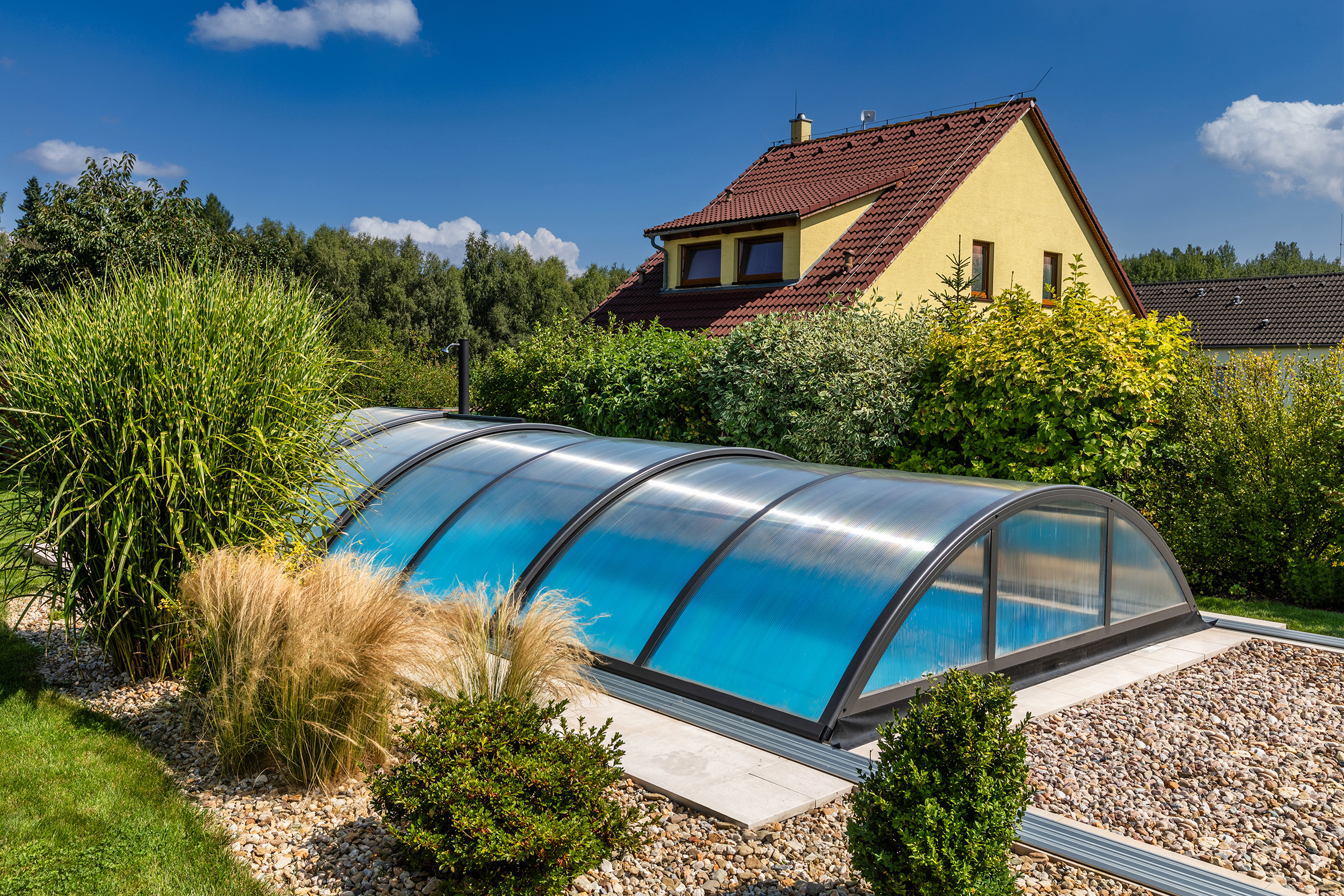 Poolüberdachung Albixon Klasik A