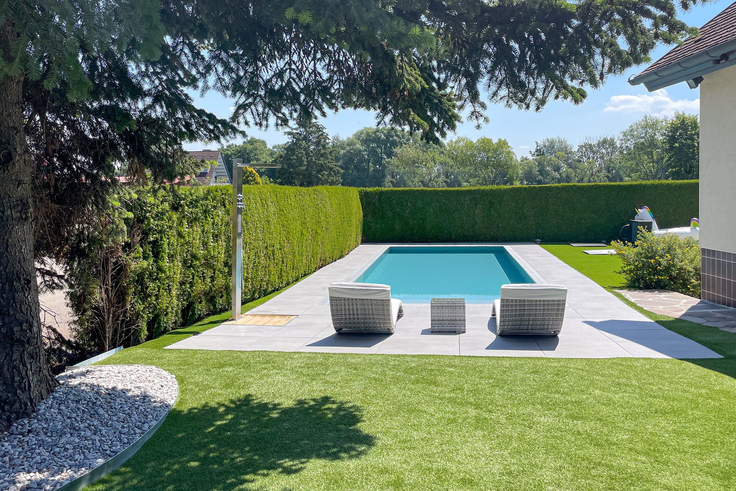 Überlaufbecken Elite Pro PP Plus Pool 4x11 m