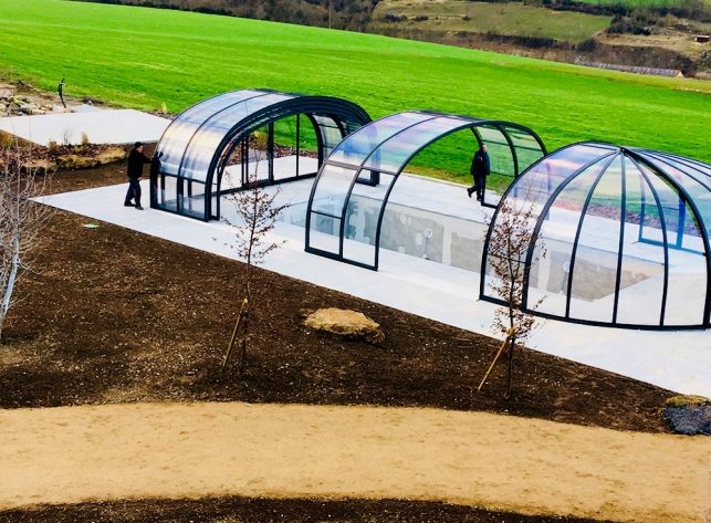 Hohes Pooldach Aluna® Orion