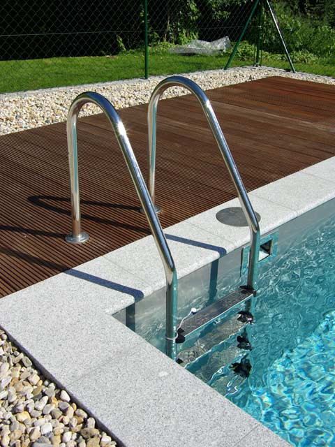 Edelstahlleiter Technikschacht