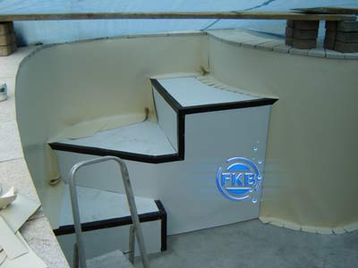 Treppenauskleidung Folie