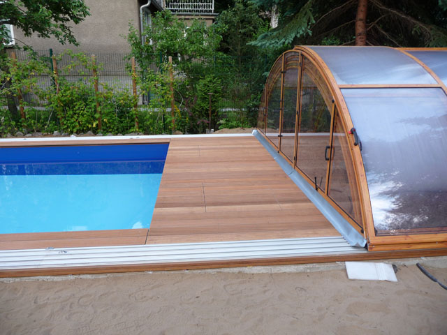 Holzdeck Pool