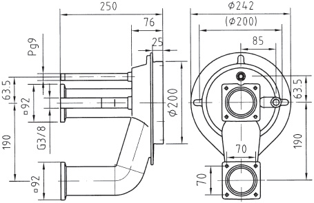 Einbausatz Lahme Typ Taifun Kompakt