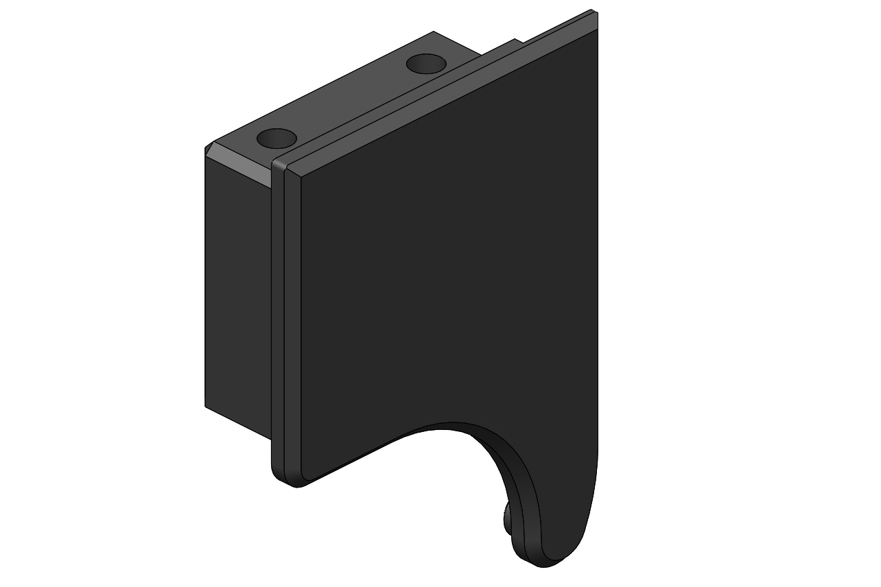 Ersatzteil Arretierung Albixon Poolüberdachung Ende Grundprofil 1SZ08-01-025