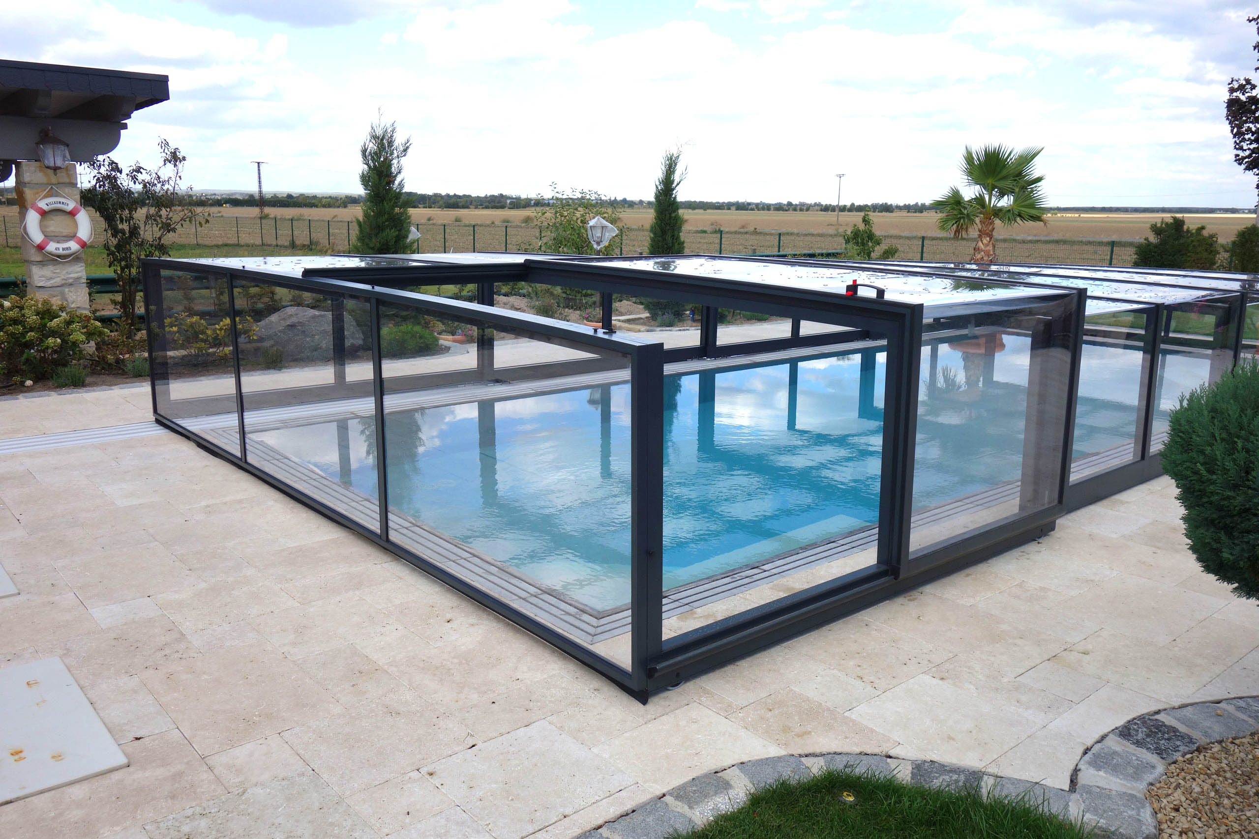 Poolüberdachung Prestige Plus Mittelhoch