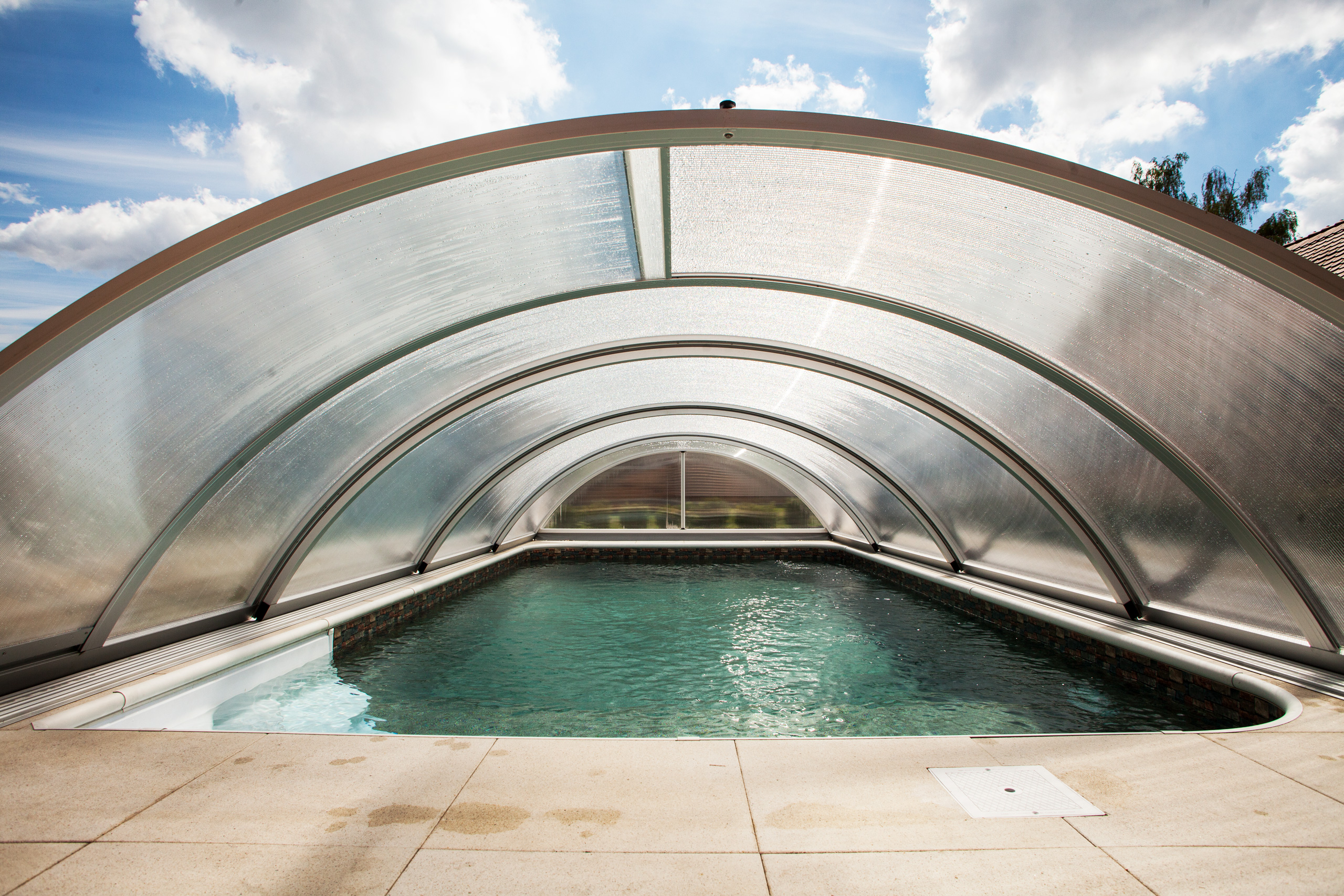 Schwimmbad-Überdachung Basic 5