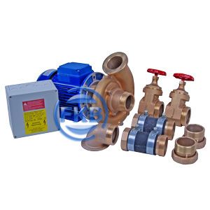 Anschlußsatz Gegenstromanlage Lahme Typ Taifun Duo 2,6 kW 400 V