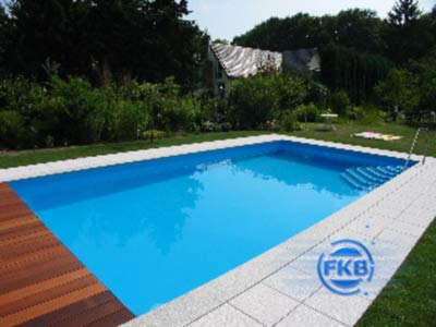 Folienauskleidung adriablau