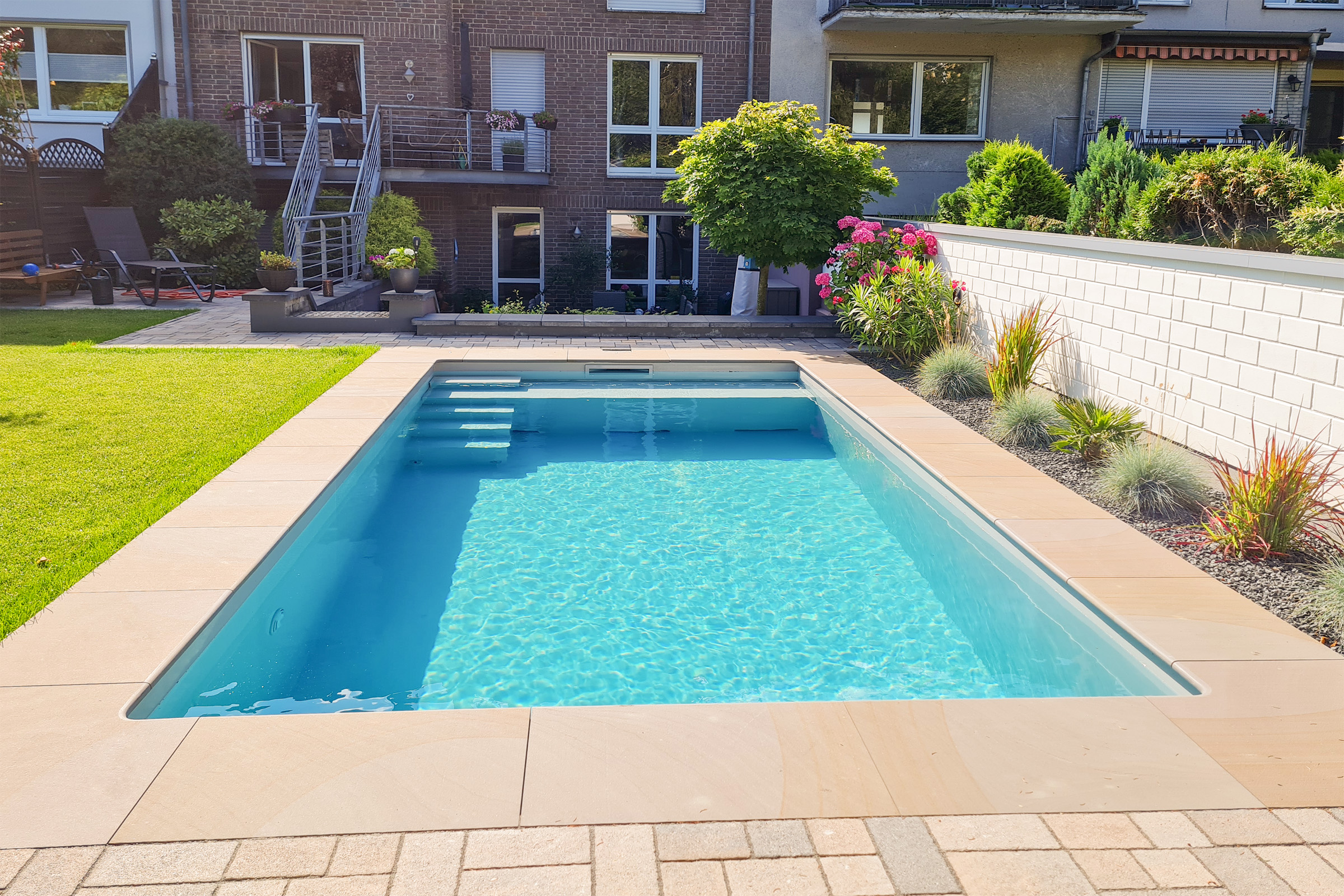 Skimmerbecken Elite PP Plus Pool 4x11 m