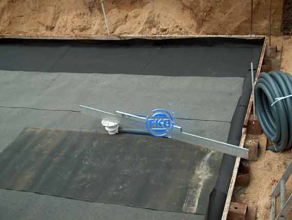 Ausrichten Bodenablauf