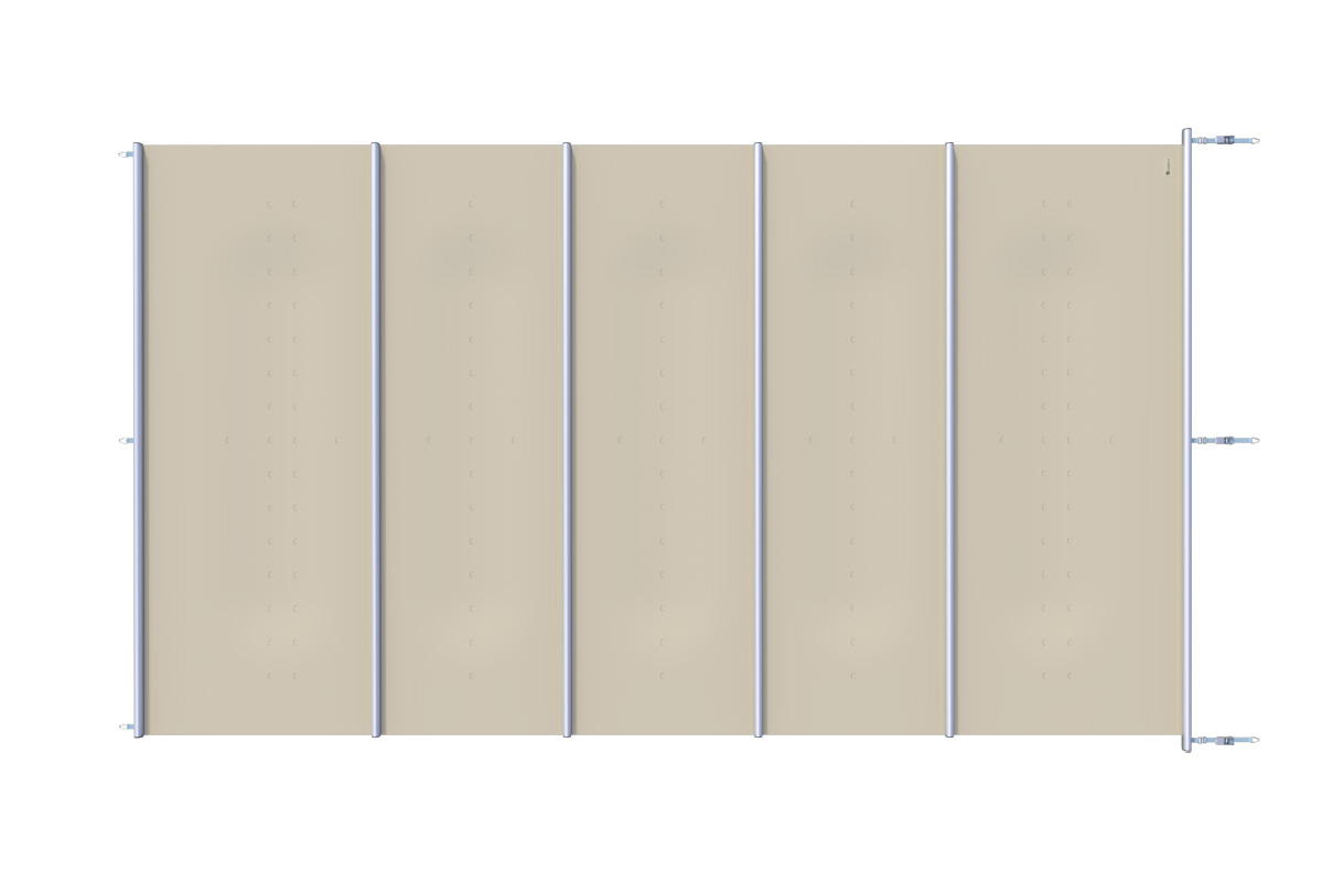 Stangenabdeckung Segment Liderpool Beige