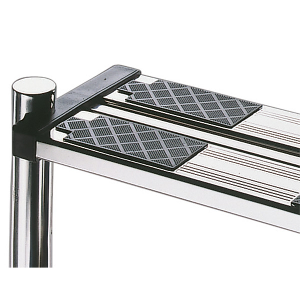 Sicherheitsstufe für Leitern Deluxe V4A doppelte breite