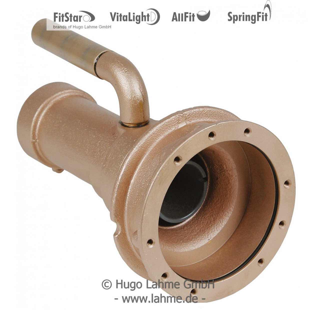 Lahme Combi-Whirl Wandeinbaugehäuse Druckseite