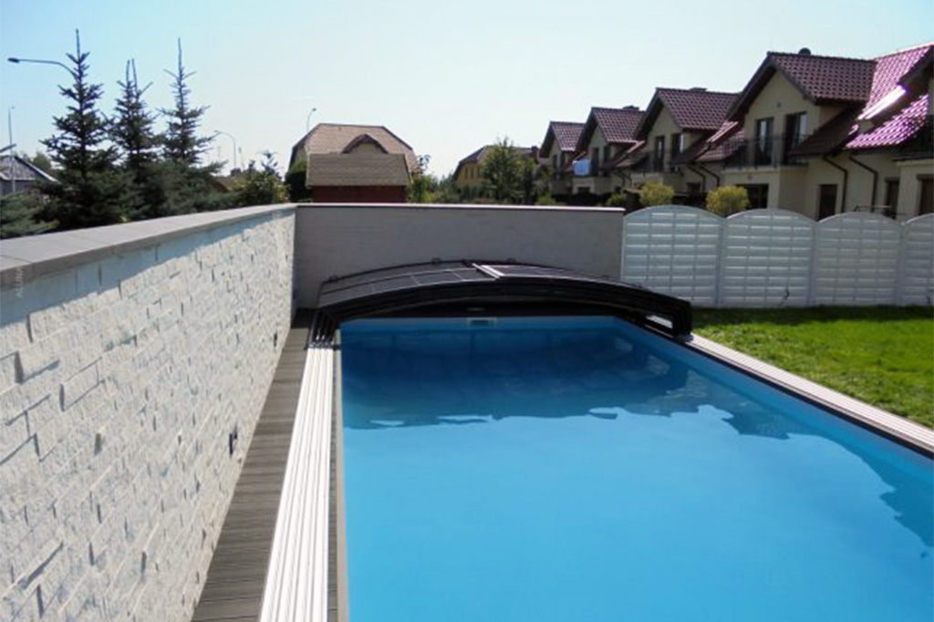 Schwimmbadüberdachung Aluna® Variant Light