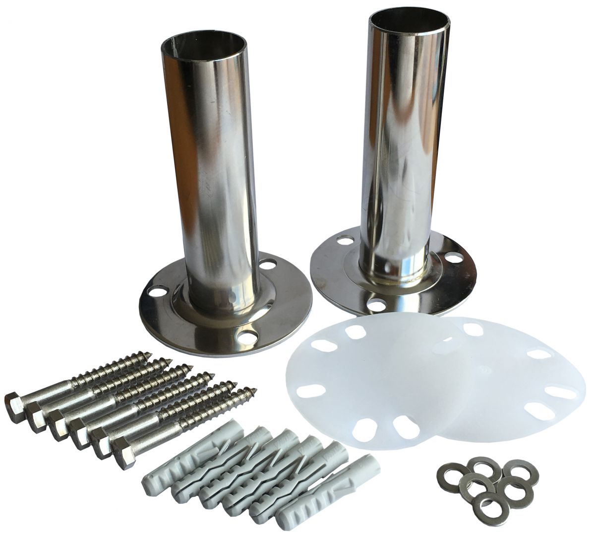 Leiterendstück V4A Flanschanschluss